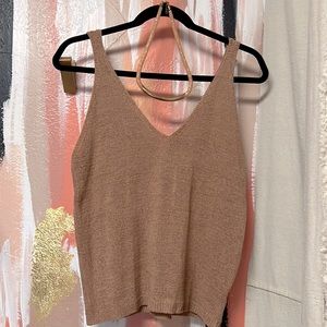 Sweater tank top